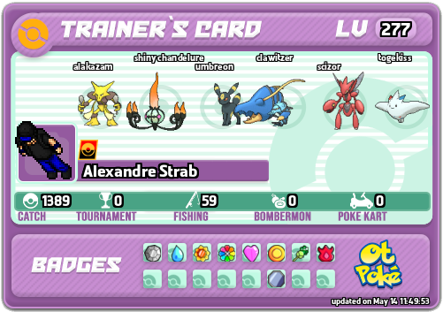 Alexandre Strab Card otPokemon.com