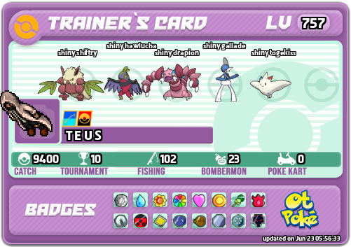 T E U S Card otPokemon.com