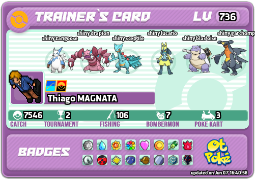 Thiago MAGNATA Card otPokemon.com