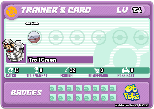 Troll Green Card otPokemon.com