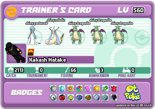 Kakash Hatake Card otPokemon.com