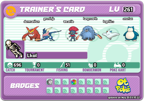 Lkol Card otPokemon.com