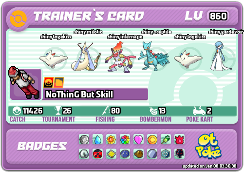 NoThinG But Skill Card otPokemon.com