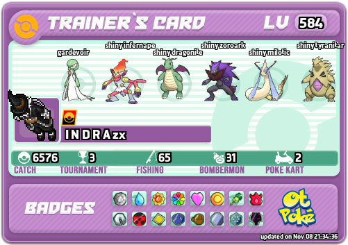 I N D R A zx Card otPokemon.com
