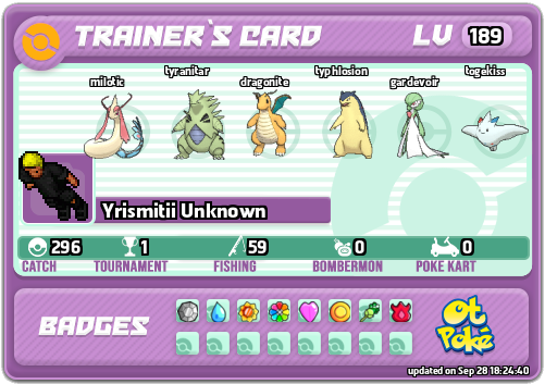 Yrismitii Unknown Card otPokemon.com