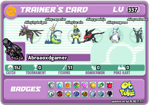 Abraaoxdgamer Card otPokemon.com