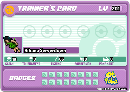 Rihana Serverdown Card otPokemon.com