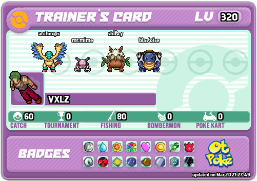 VXLZ Card otPokemon.com