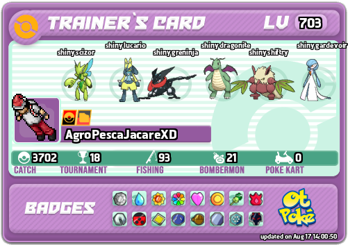 AgroPescaJacareXD Card otPokemon.com