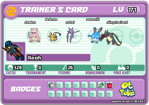 Kosih Card otPokemon.com