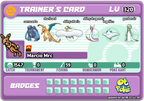 Marcio Mrc Card otPokemon.com