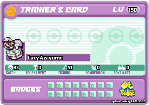 Lucy Azayume Card otPokemon.com