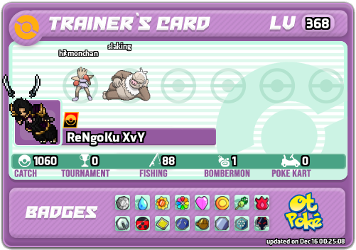 ReNgoKu XvY Card otPokemon.com