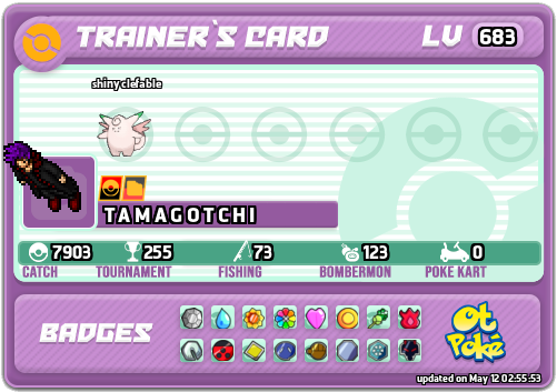 T A M A G O T C H I Card otPokemon.com