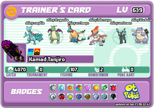 Kamad Tanjiro Card otPokemon.com