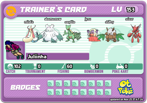 Juliinha Card otPokemon.com