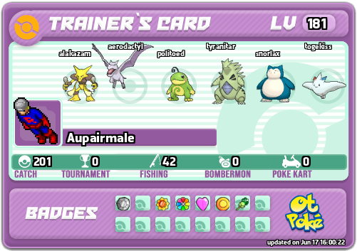 Aupairmale Card otPokemon.com