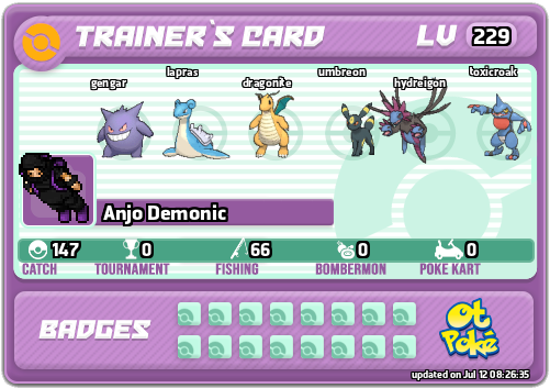 Anjo Demonic Card otPokemon.com