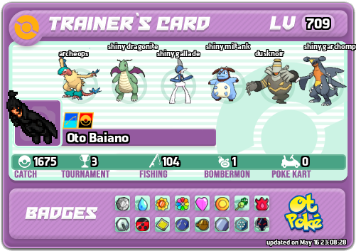 Oto Baiano Card otPokemon.com