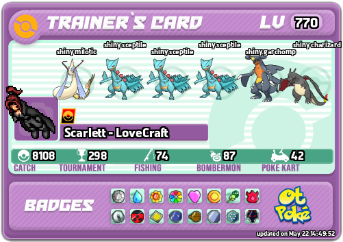 Scarlett - LoveCraft Card otPokemon.com