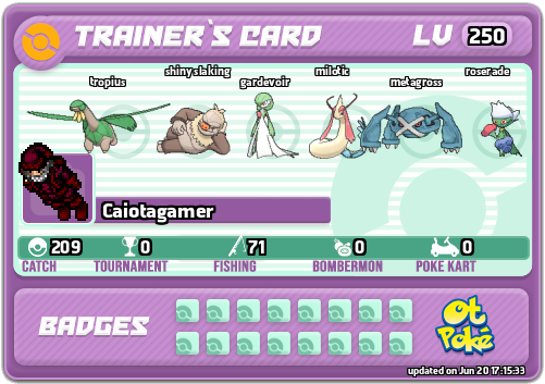 Caiotagamer Card otPokemon.com
