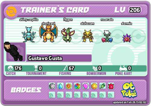 Gustavo Gusta Card otPokemon.com