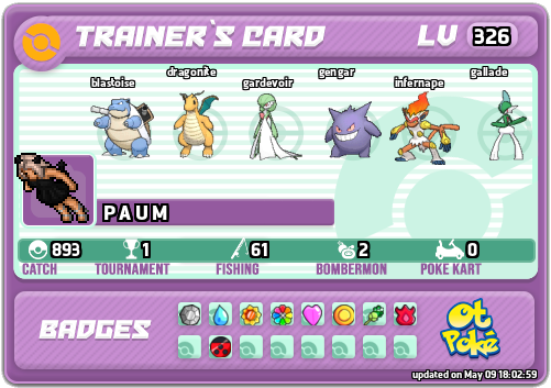 P A U M Card otPokemon.com