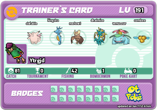 Ytrgjd Card otPokemon.com