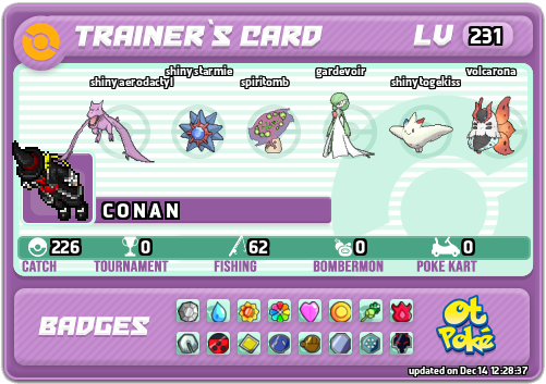 C O N A N Card otPokemon.com