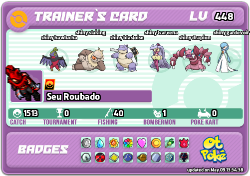 Seu Roubado Card otPokemon.com