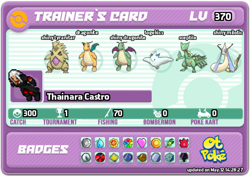Thainara Castro Card otPokemon.com