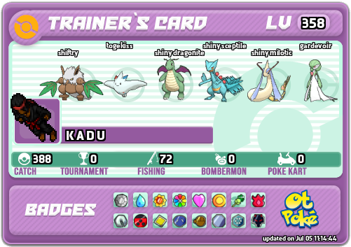 K A D U Card otPokemon.com