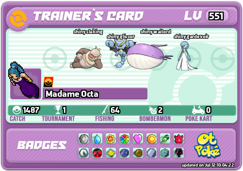 Madame Octa Card otPokemon.com