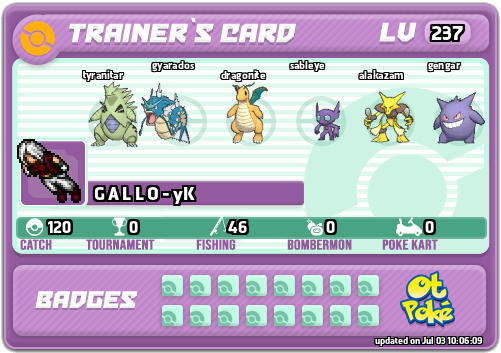 G A L L O - yK Card otPokemon.com