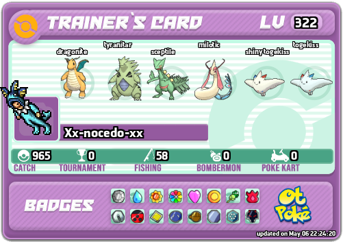 Xx-nocedo-xx Card otPokemon.com