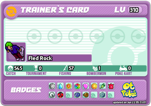 Fled Rock Card otPokemon.com