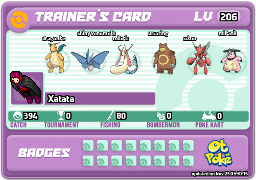 Xatata Card otPokemon.com