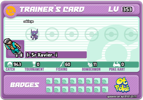 I- Sr Xavier -i Card otPokemon.com