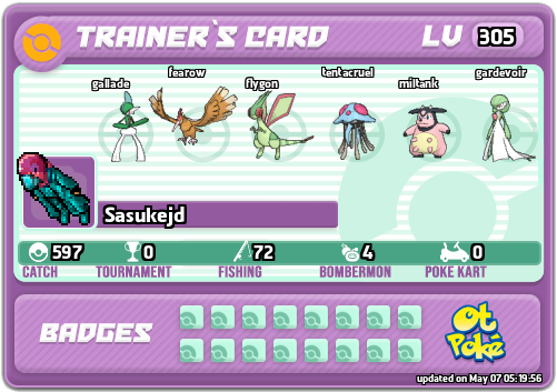 Sasukejd Card otPokemon.com