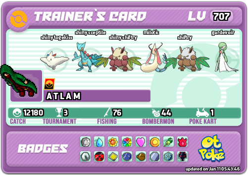 A T L A M Card otPokemon.com