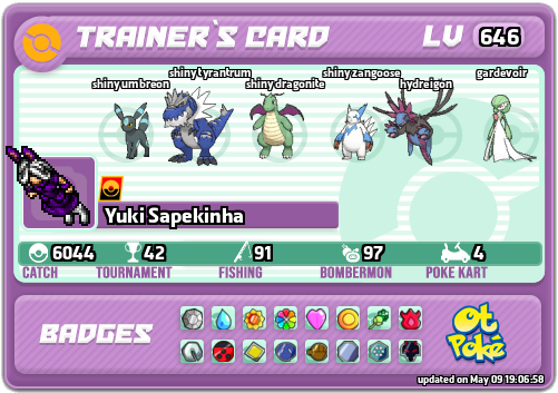 Yuki Sapekinha Card otPokemon.com