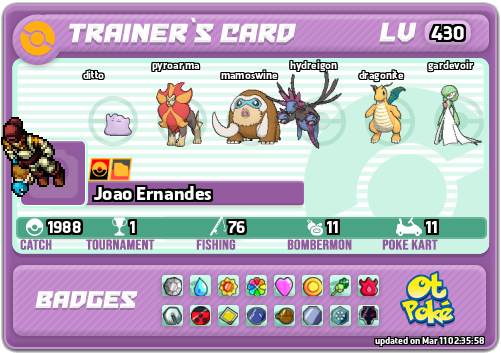 Joao Ernandes Card otPokemon.com