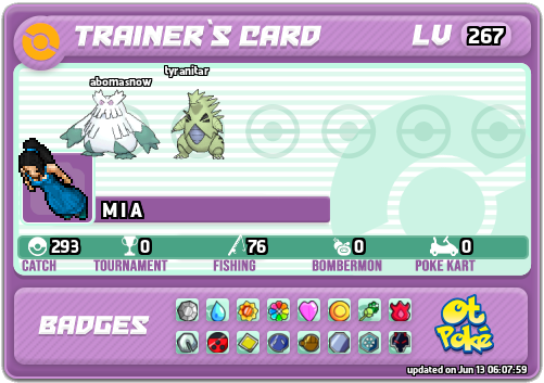M I A Card otPokemon.com