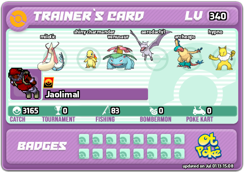 Jaolimal Card otPokemon.com