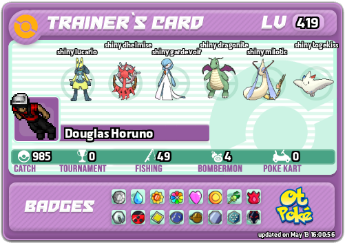 Douglas Horuno Card otPokemon.com