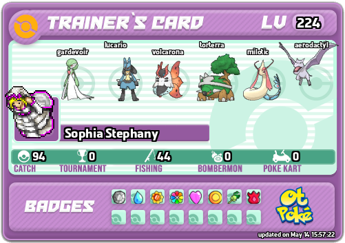 Sophia Stephany Card otPokemon.com
