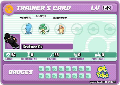 Kratozz Cs Card otPokemon.com
