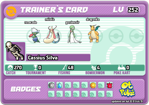Cassius Silva Card otPokemon.com