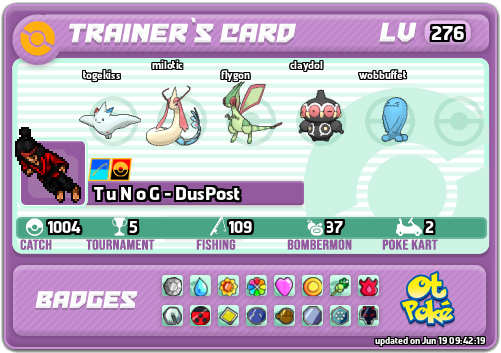 T u N o G - DusPost Card otPokemon.com