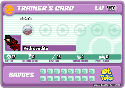 Pedrovedita Card otPokemon.com